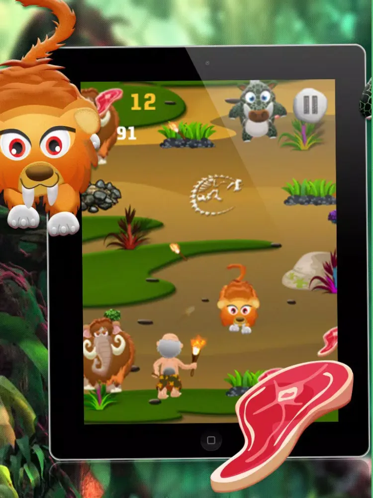 Crazy Caveman Escape - Free Game iPad  Ekran Görüntüleri