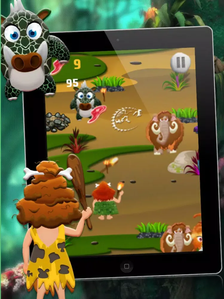 Crazy Caveman Escape - Free Game iPad  Ekran Görüntüleri