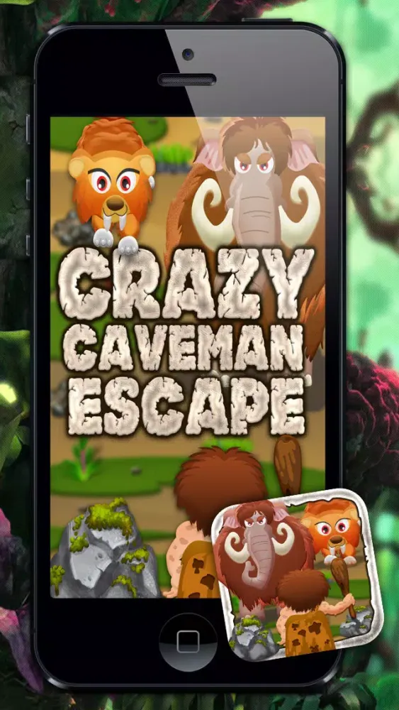 Crazy Caveman Escape - Free Game Ekran Görüntüleri