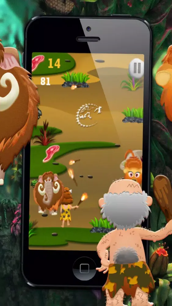 Crazy Caveman Escape - Free Game Ekran Görüntüleri