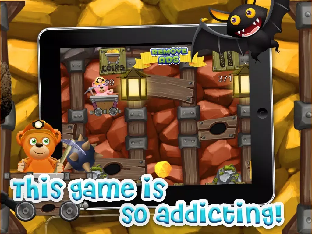 A Despicable Bears Gold Rush HD- Free Rail Miner Shooter Game iPad  স্ক্রিনশট