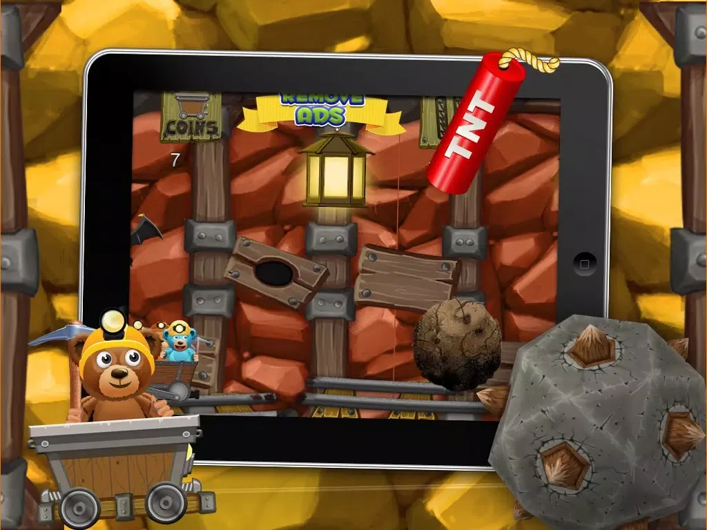 A Despicable Bears Gold Rush HD- Free Rail Miner Shooter Game iPad  স্ক্রিনশট