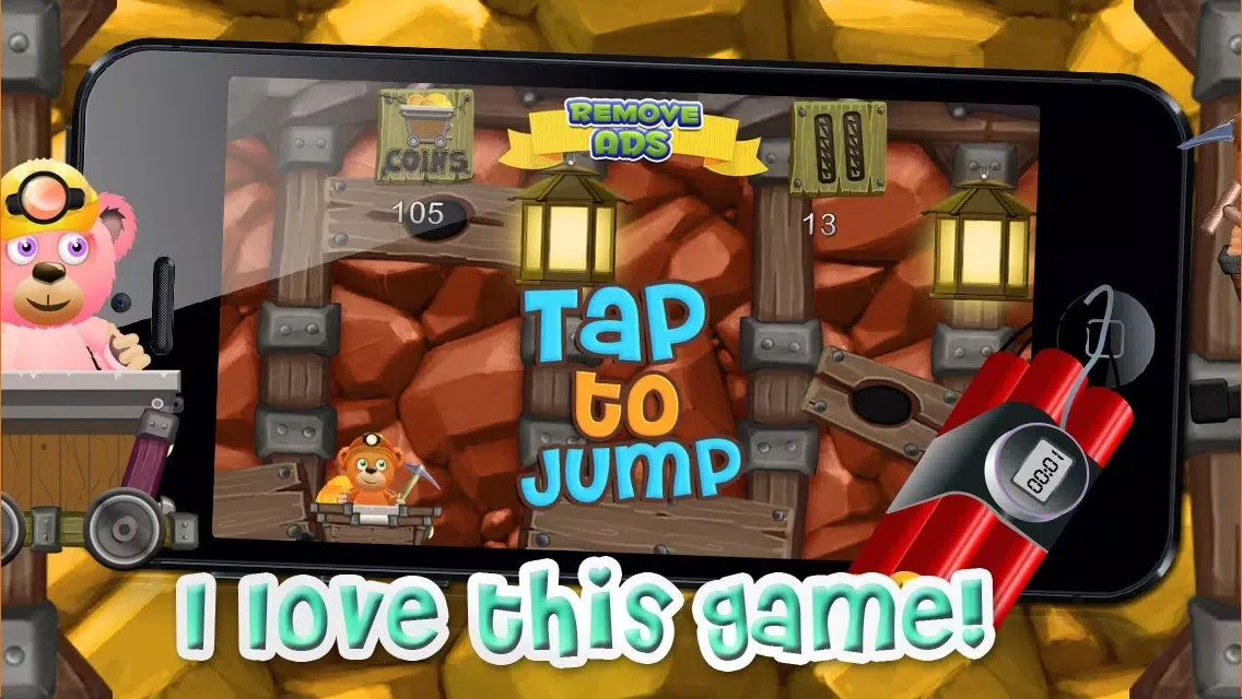 A Despicable Bears Gold Rush HD- Free Rail Miner Shooter Game স্ক্রিনশট