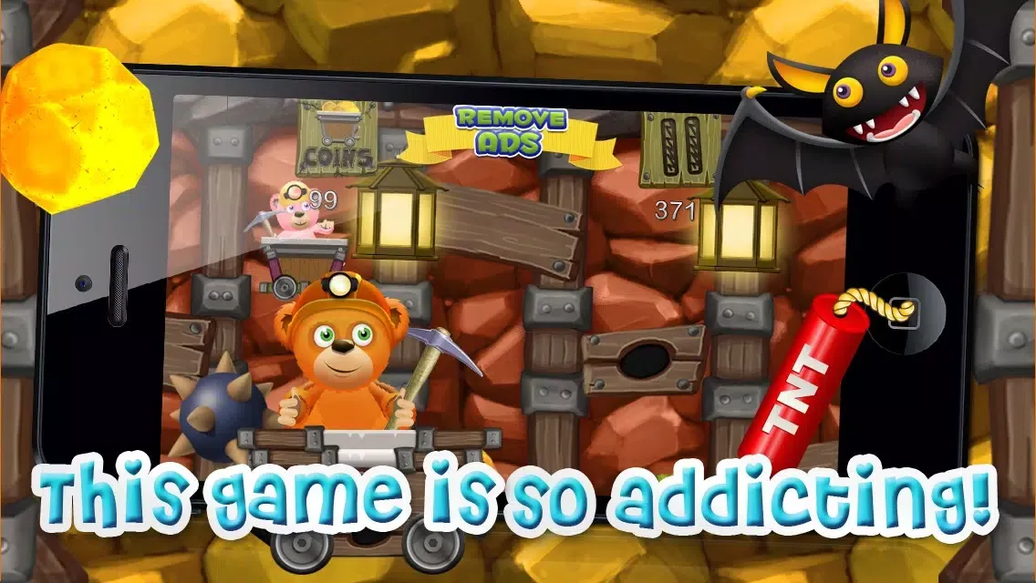 A Despicable Bears Gold Rush HD- Free Rail Miner Shooter Game স্ক্রিনশট