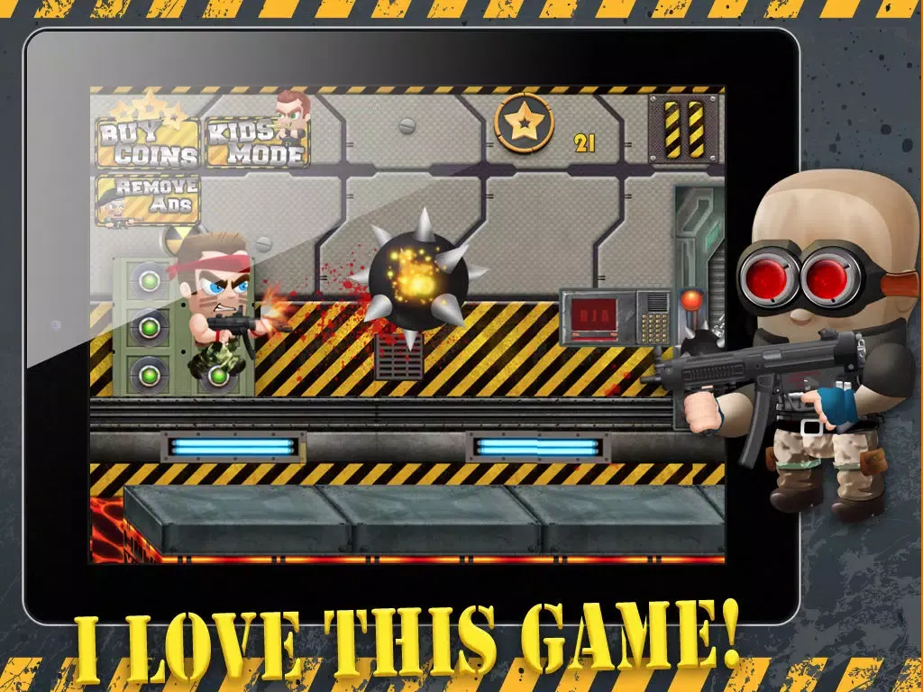Iron Fist Harry & the Trigger Man Army Soldiers use Killer Force LITE - FREE Shooter Game iPad  Screenshots