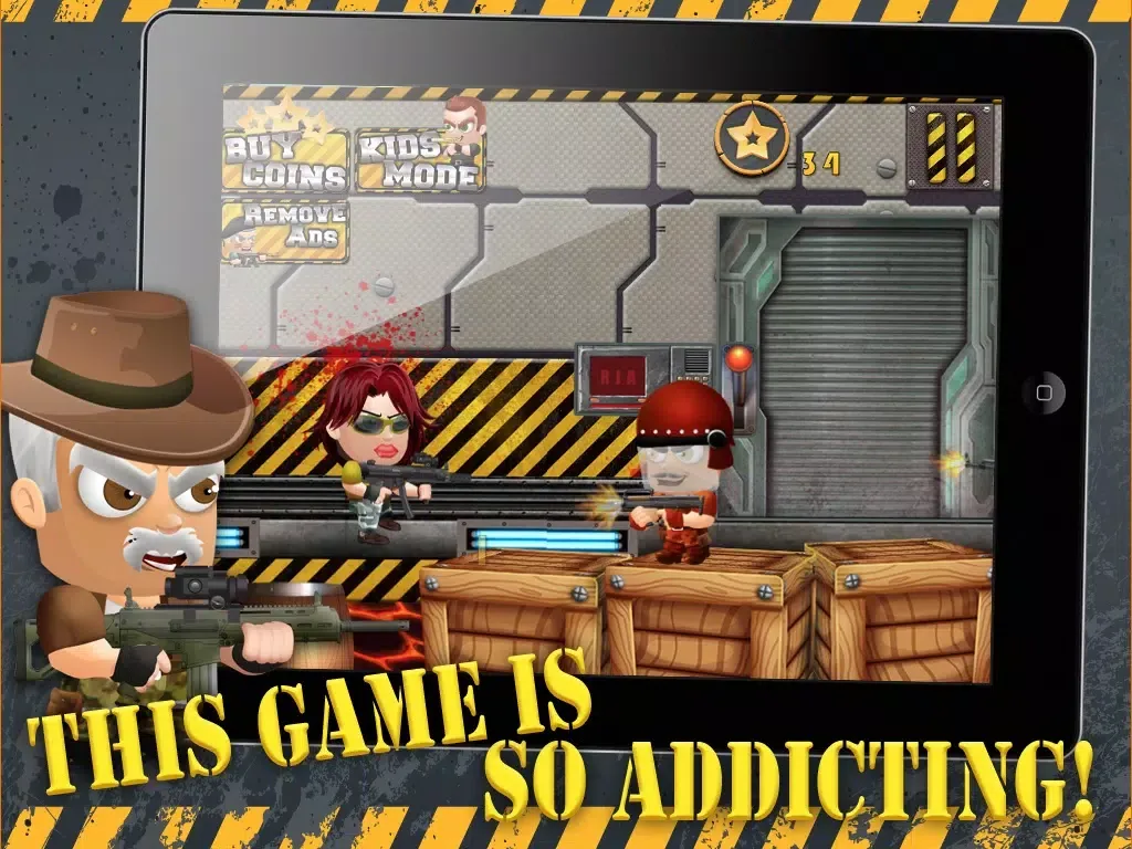 Iron Fist Harry & the Trigger Man Army Soldiers use Killer Force LITE - FREE Shooter Game iPad  Screenshots