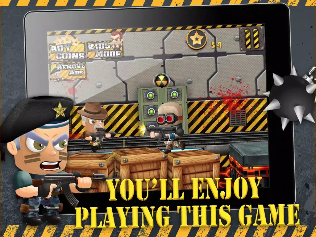 Iron Fist Harry & the Trigger Man Army Soldiers use Killer Force LITE - FREE Shooter Game iPad  Screenshots