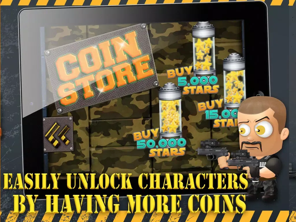 Iron Fist Harry & the Trigger Man Army Soldiers use Killer Force LITE - FREE Shooter Game iPad  Screenshots