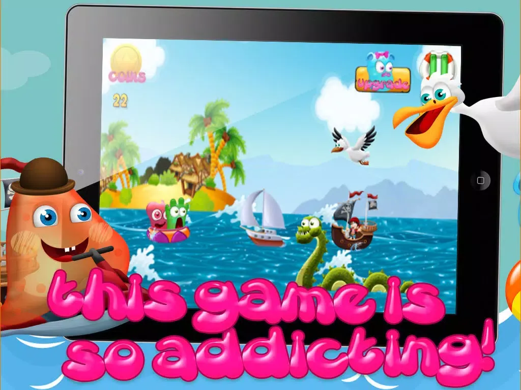 The Curse of the Impossible Jelly Fish Island Beach Voyage and the Gold Coin Splash Battle Adventure PRO - FREE Game! iPad  स्क्रीनशॉट