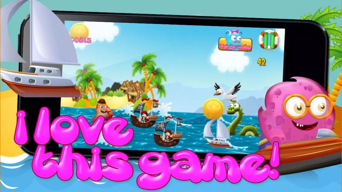 The Curse of the Impossible Jelly Fish Island Beach Voyage and the Gold Coin Splash Battle Adventure PRO - FREE Game! स्क्रीनशॉट