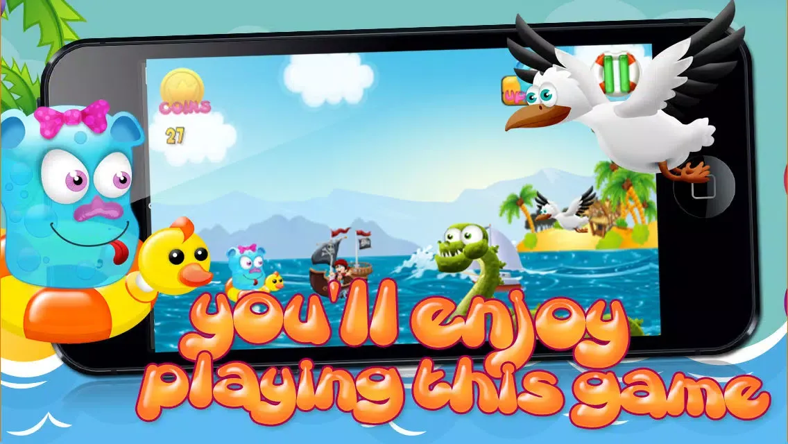 The Curse of the Impossible Jelly Fish Island Beach Voyage and the Gold Coin Splash Battle Adventure PRO - FREE Game! स्क्रीनशॉट