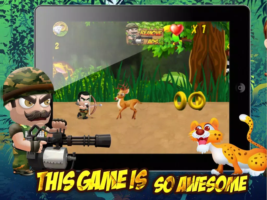 Jungle Hunter Battle of Legends Elite Heat Challenge LITE - Multiplayer Reloaded Pro Edition! iPad 应用截图