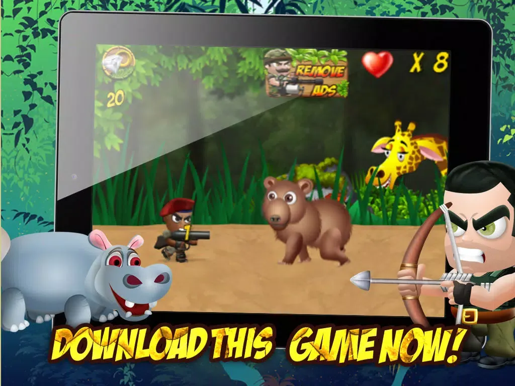 Jungle Hunter Battle of Legends Elite Heat Challenge LITE - Multiplayer Reloaded Pro Edition! iPad 应用截图