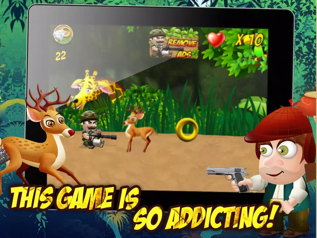 Jungle Hunter Battle of Legends Elite Heat Challenge LITE - Multiplayer Reloaded Pro Edition! iPad 应用截图