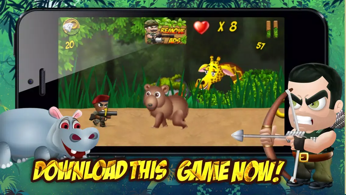 Jungle Hunter Battle of Legends Elite Heat Challenge LITE - Multiplayer Reloaded Pro Edition!应用截图