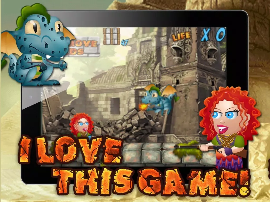 Capturas de tela do Kingdom Bandits vs The Dragon Monsters of Eden: Age Old War Rivals for Eternity - Free Adventure Game ! iPad 
