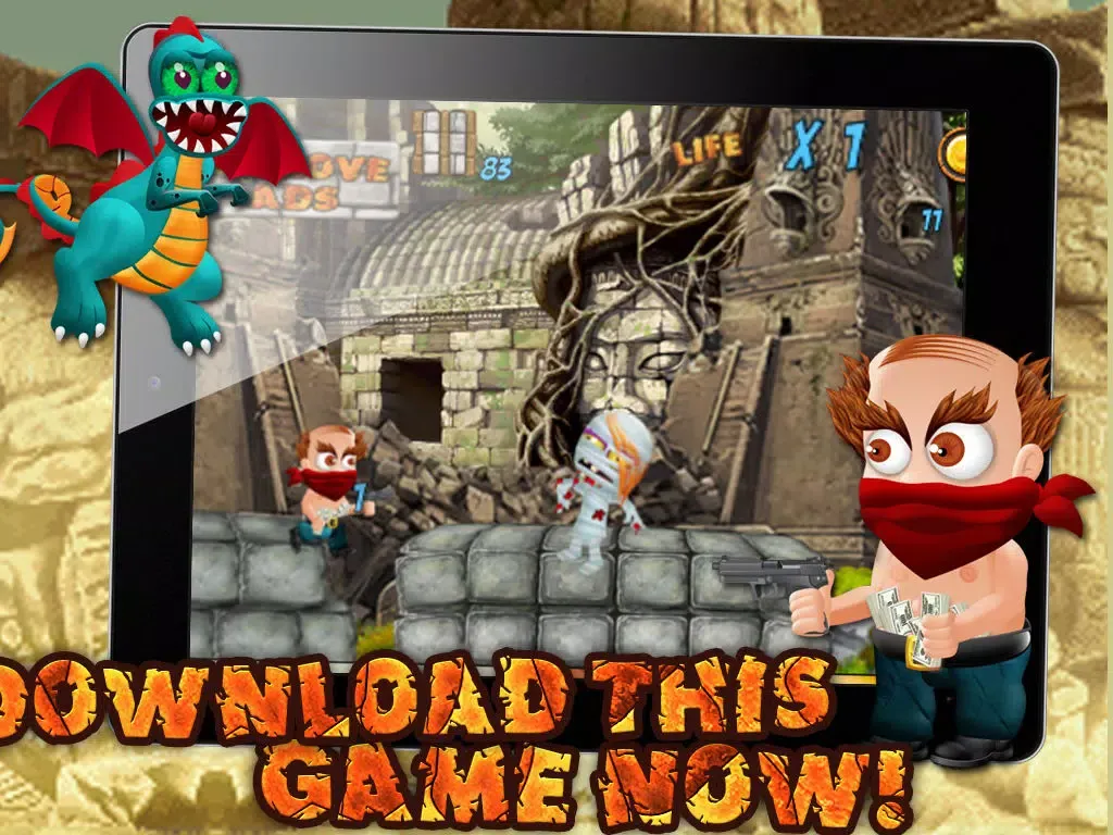 Capturas de tela do Kingdom Bandits vs The Dragon Monsters of Eden: Age Old War Rivals for Eternity - Free Adventure Game ! iPad 