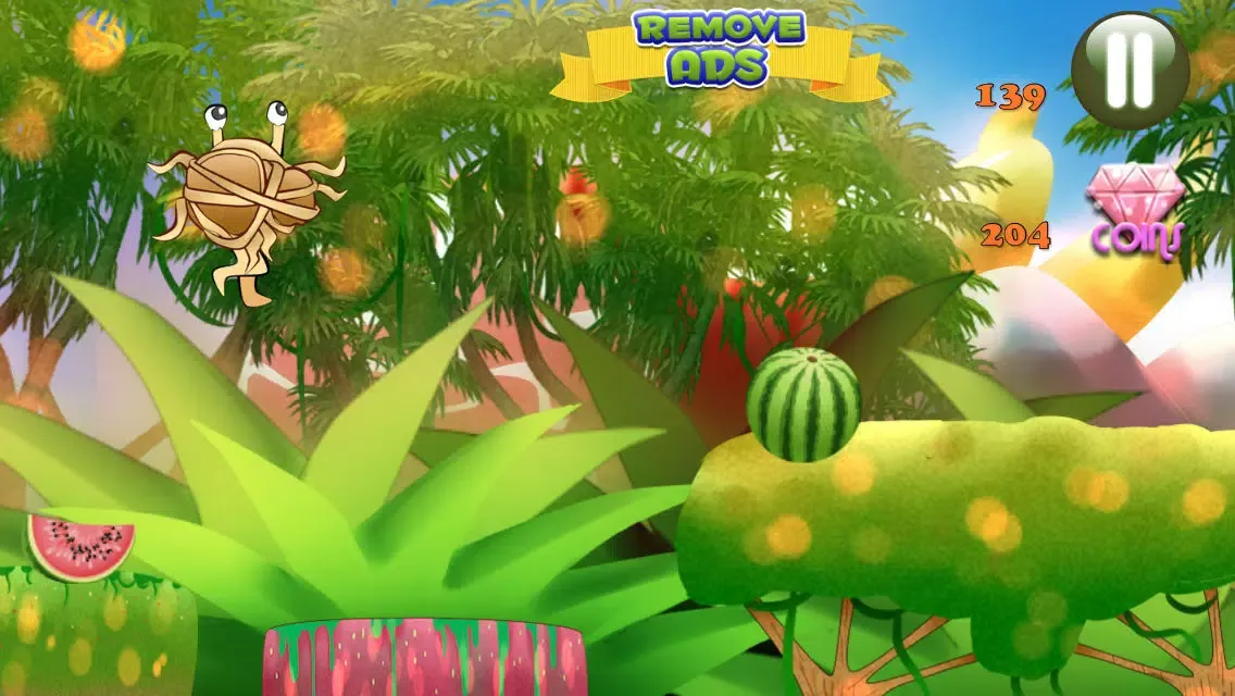 A Monster Meatballs Rush HD- Fruit Dash Shooter Edition FREE ! स्क्रीनशॉट