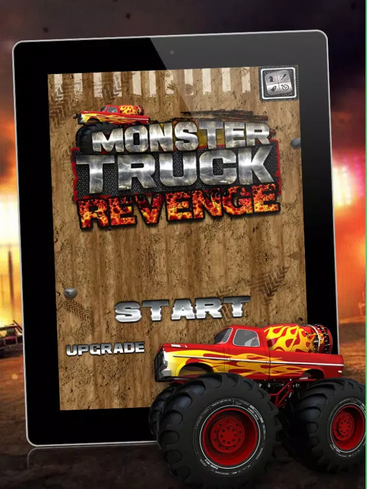Tangkapan skrin Monster Truck Furious Revenge - A Fast Truck Racing Game! iPad 