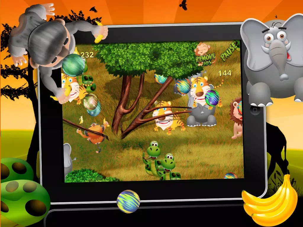 Zrzuty ekranu Safari Monkey Bubble Adventure - Free Game iPad 