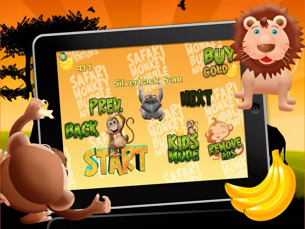 Zrzuty ekranu Safari Monkey Bubble Adventure - Free Game iPad 
