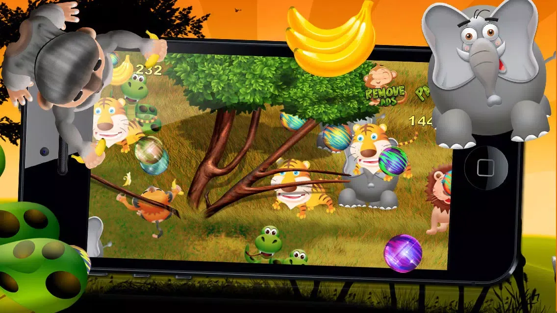 Zrzuty ekranu Safari Monkey Bubble Adventure - Free Game