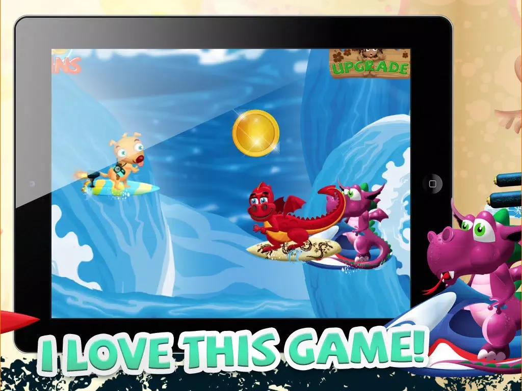 Captures d'écran de A Turbo Minion Surfers Dash to Outrun Sea Dragons - FREE Game! iPad 