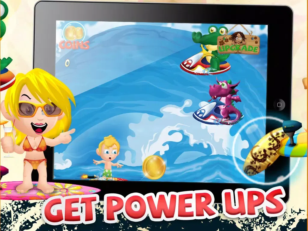 Captures d'écran de A Turbo Minion Surfers Dash to Outrun Sea Dragons - FREE Game! iPad 
