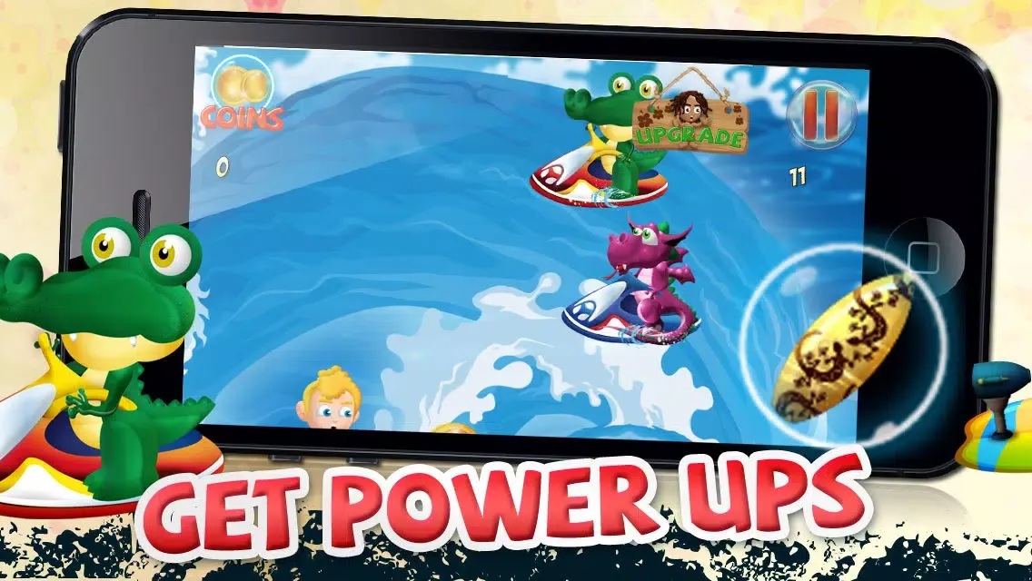 Captures d'écran de A Turbo Minion Surfers Dash to Outrun Sea Dragons - FREE Game!