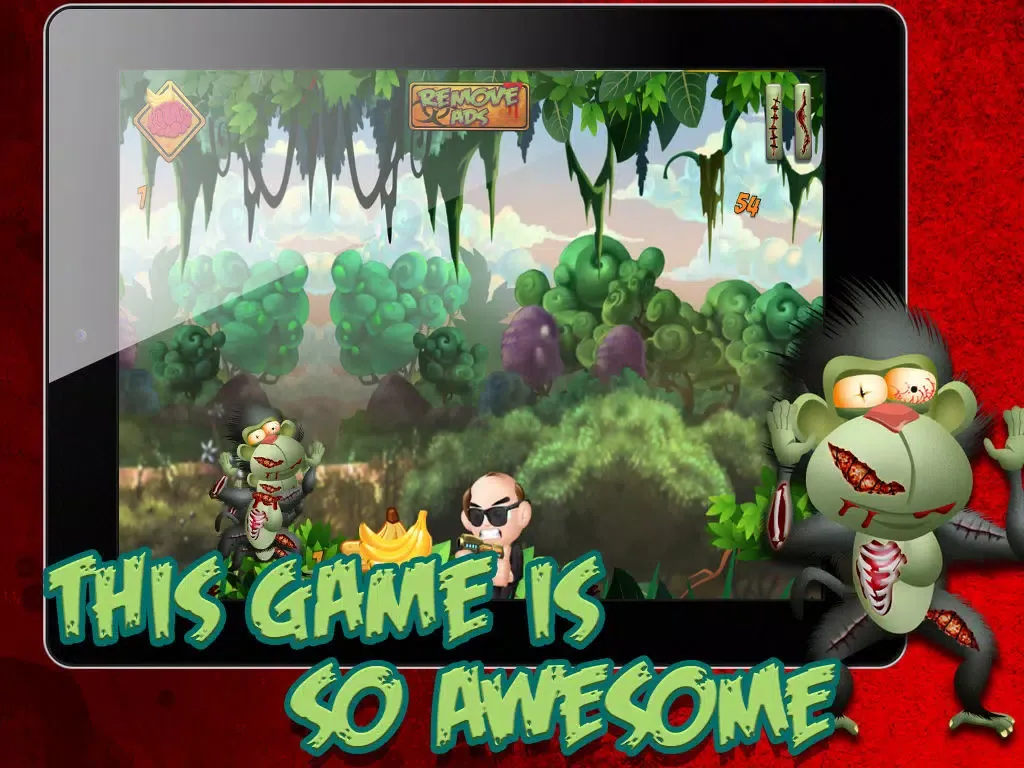 Capturas de tela do Animal Zombies and Friends of Banana Town Hill - FREE Game! iPad 