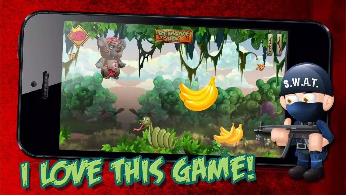 Capturas de tela do Animal Zombies and Friends of Banana Town Hill - FREE Game!