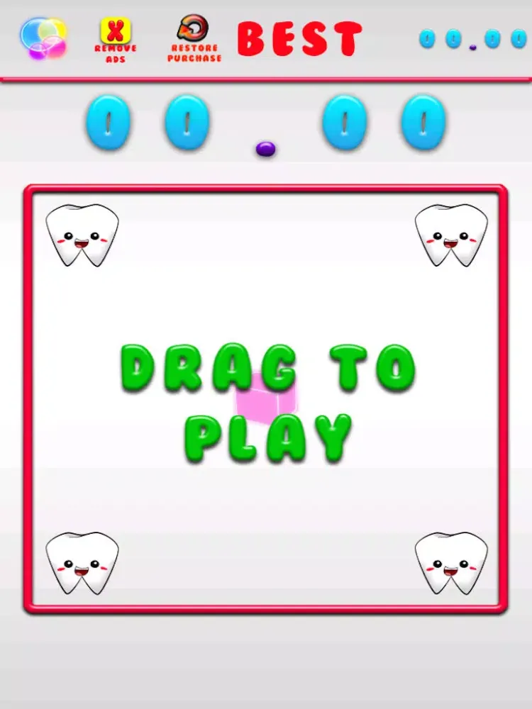 Zrzuty ekranu A Bubble-Gum Escape Mania Out-Run the Teeth iPad 