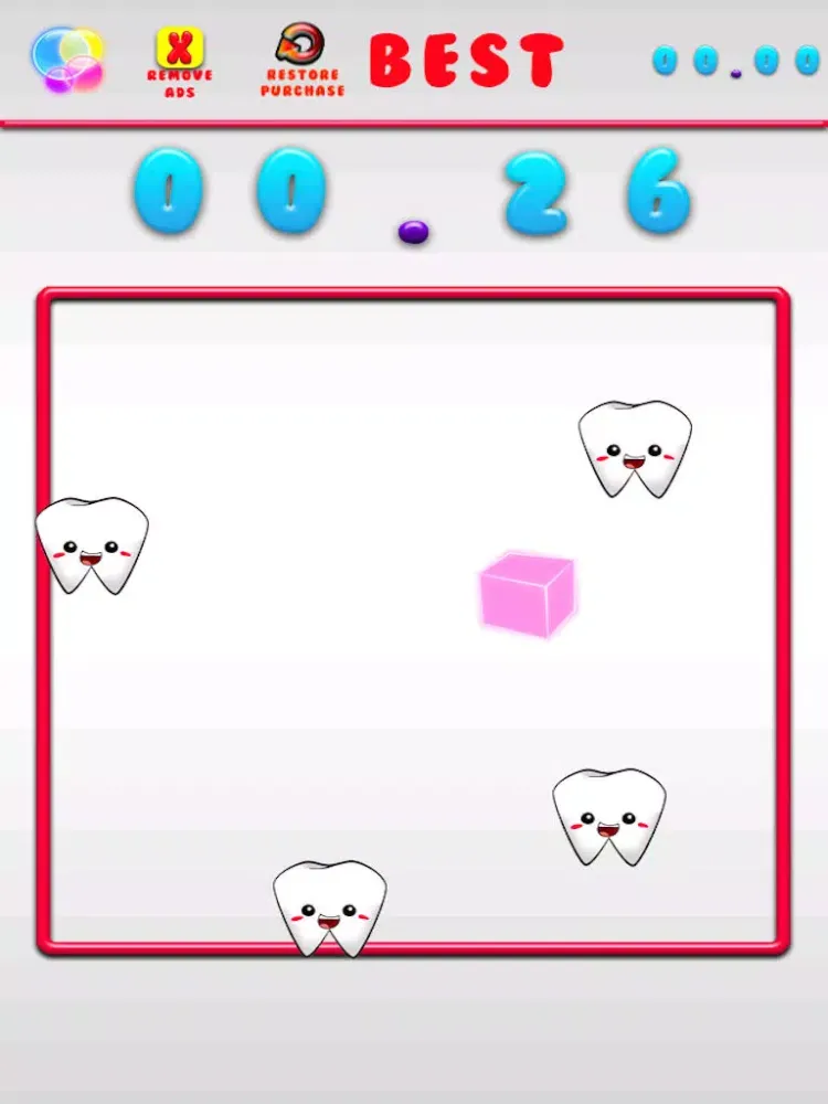 Zrzuty ekranu A Bubble-Gum Escape Mania Out-Run the Teeth iPad 