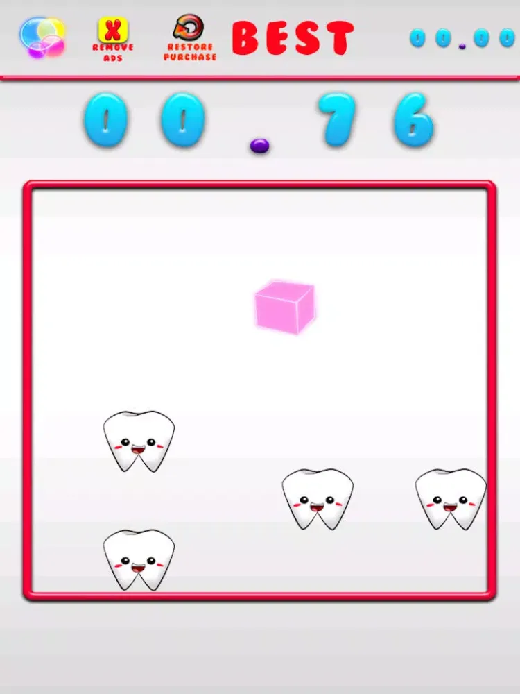 Zrzuty ekranu A Bubble-Gum Escape Mania Out-Run the Teeth iPad 