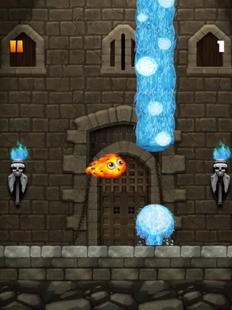 Tangkapan layar A Flappy Flame Pyro Dude iPad 