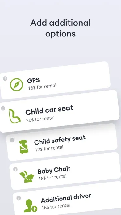 Capturas de pantalla de Cars Scanner - rent a car