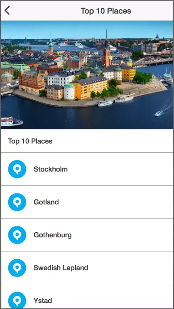 Ảnh chụp màn hình của Sweden Hotel Booking