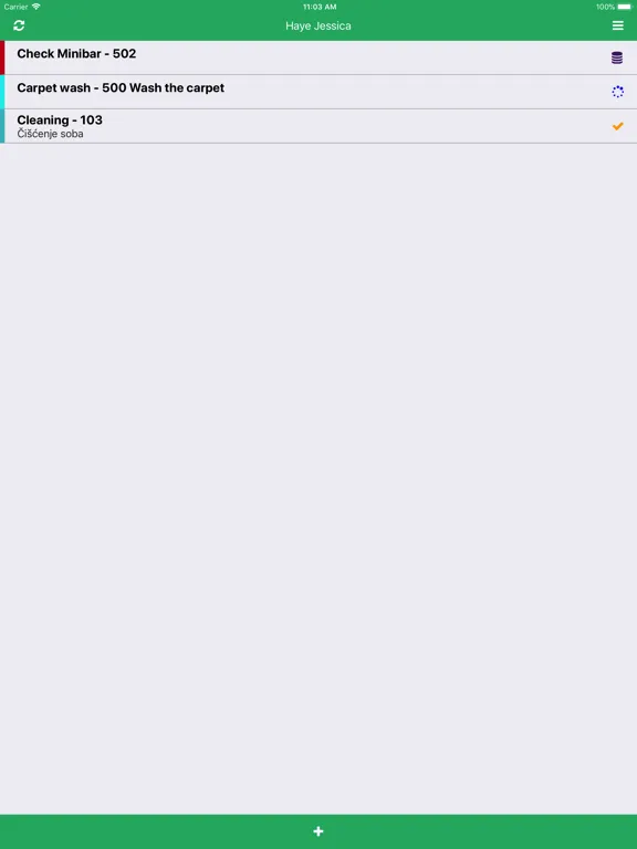 Скриншоты TASKScloud iPad 