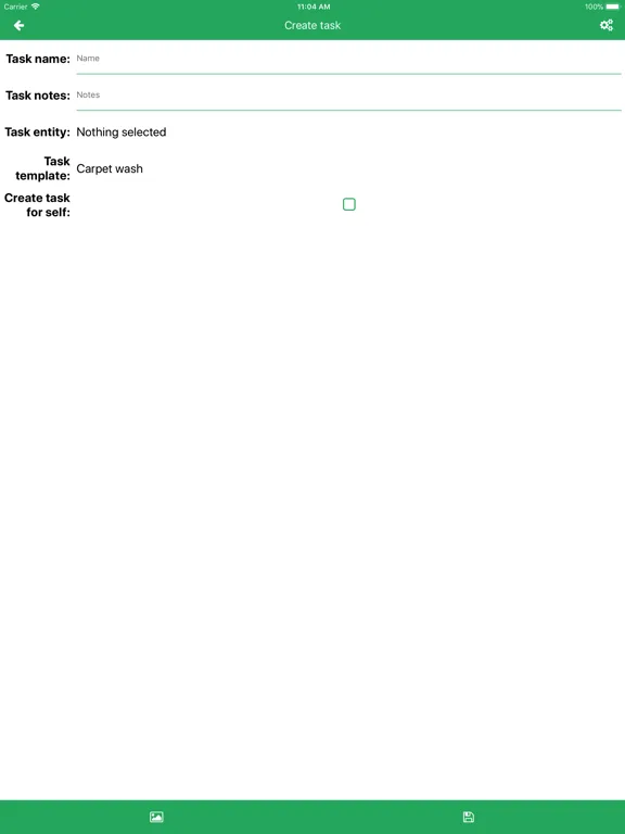 Скриншоты TASKScloud iPad 