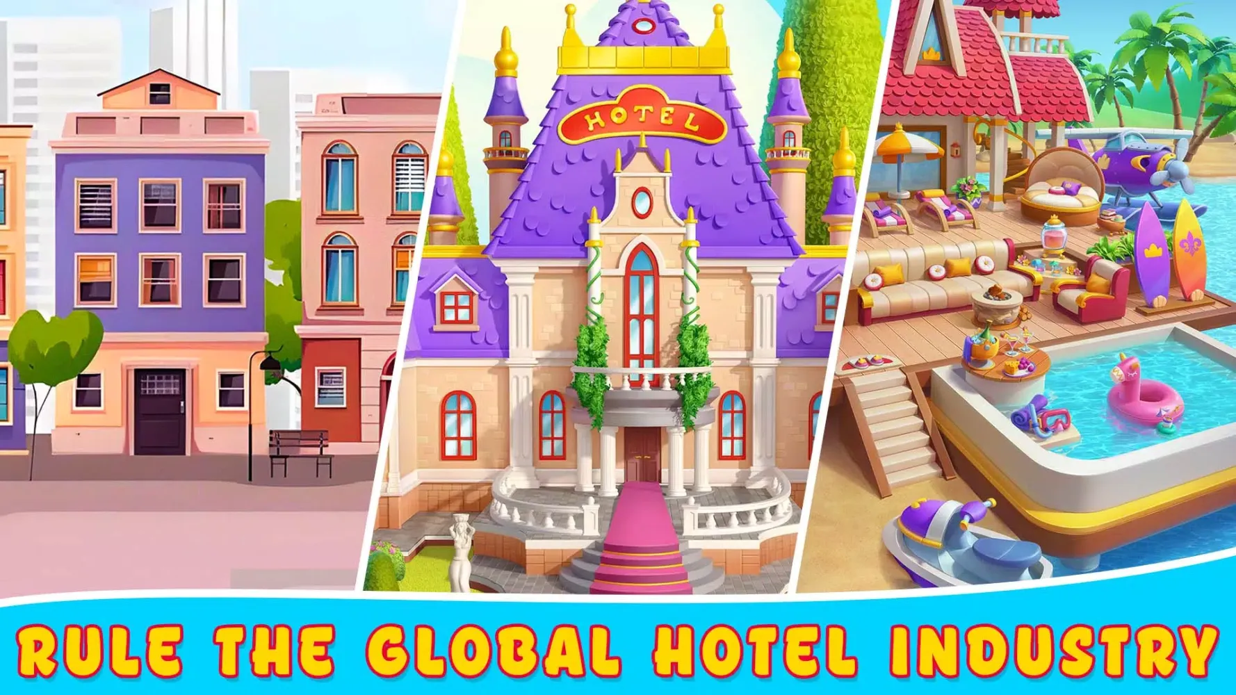 Tangkapan layar Hotel games: idle hotel tycoon