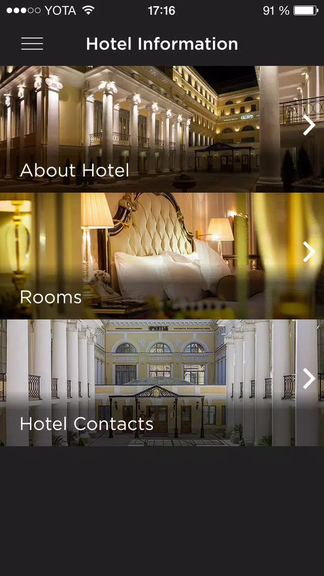 Tangkapan layar The State Hermitage Museum Official Hotel