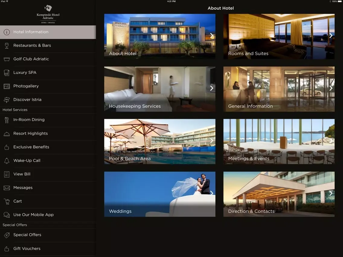 صور Kempinski Hotel Adriatic Istria Croatia iPad 