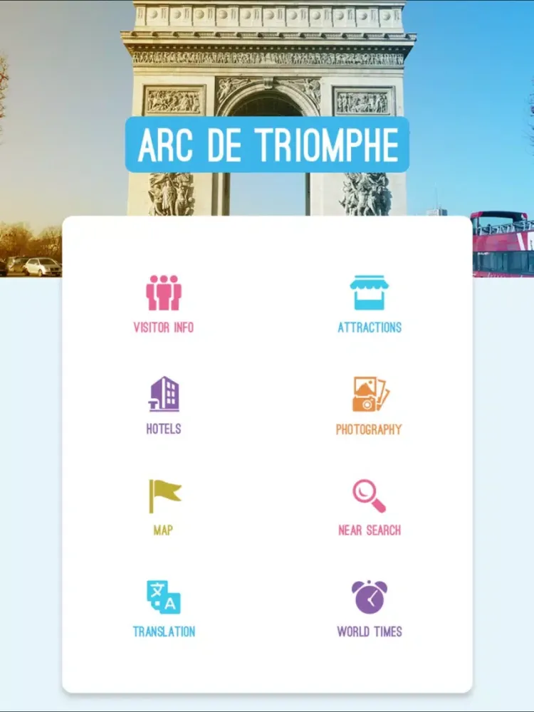 Zrzuty ekranu Arc de Triomphe iPad 