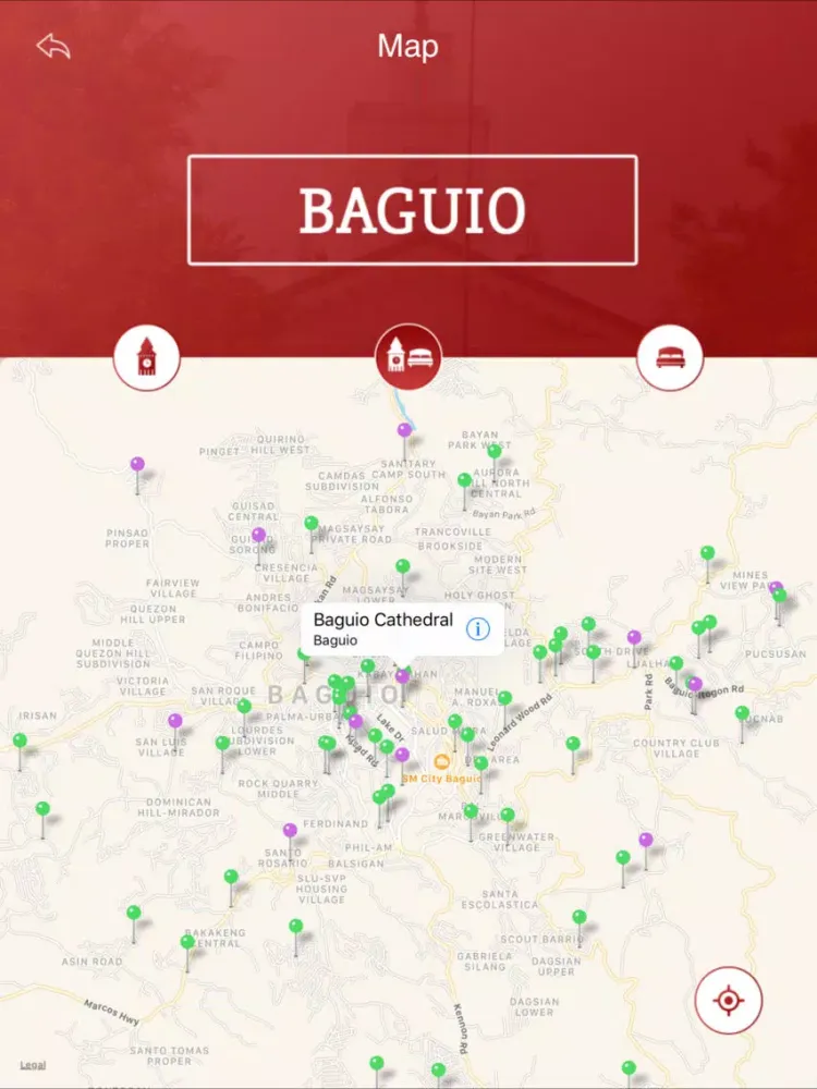 Baguio Travel Guide iPad  Screenshots