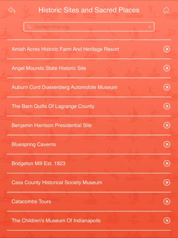 Indiana Things To Do iPad  سکرین شاٹس