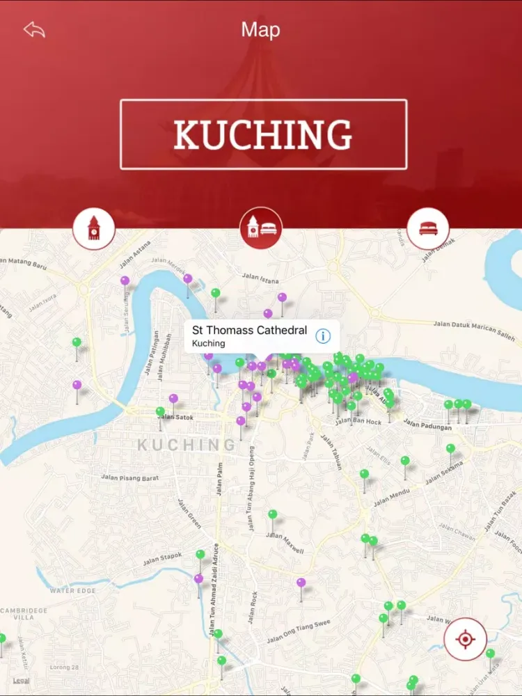 Captures d'écran de Kuching Travel Guide iPad 