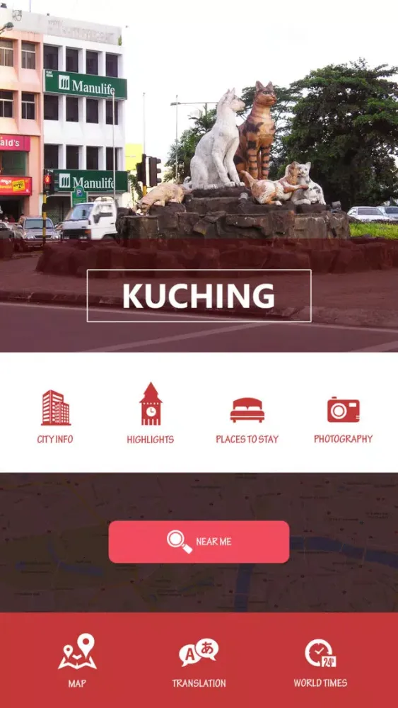 Captures d'écran de Kuching Travel Guide