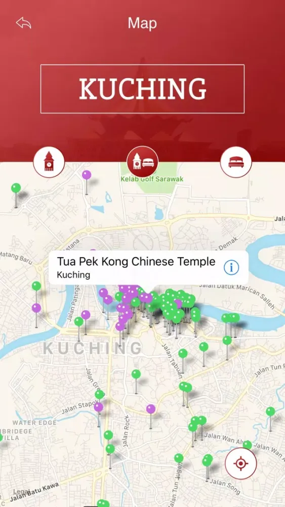 Captures d'écran de Kuching Travel Guide