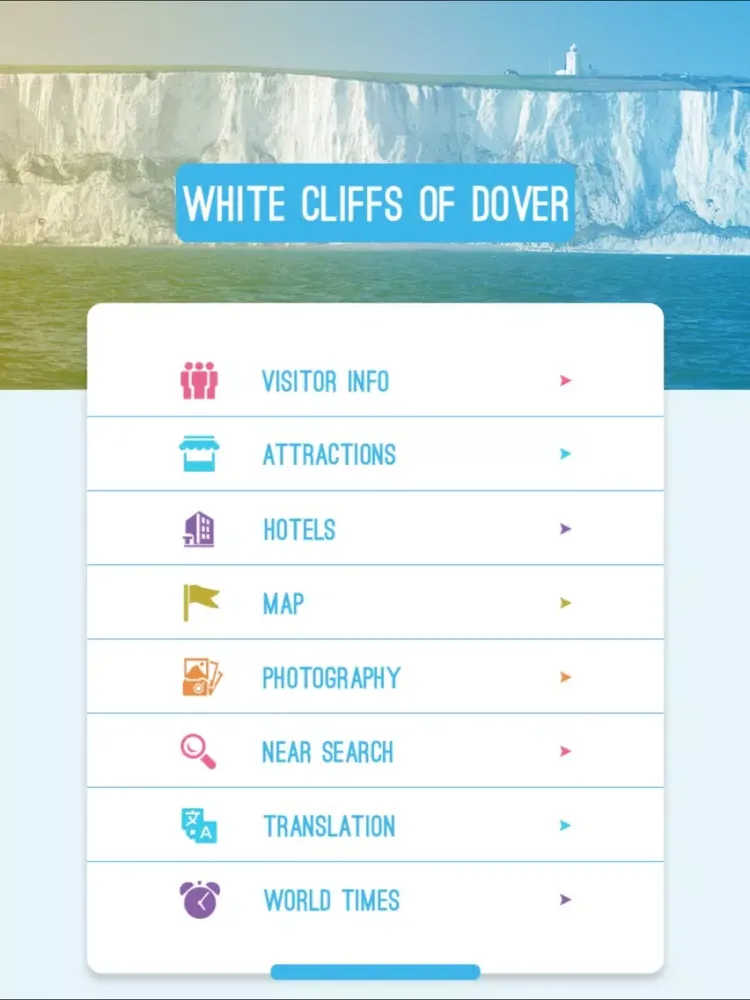 Zrzuty ekranu White Cliffs of Dover iPad 