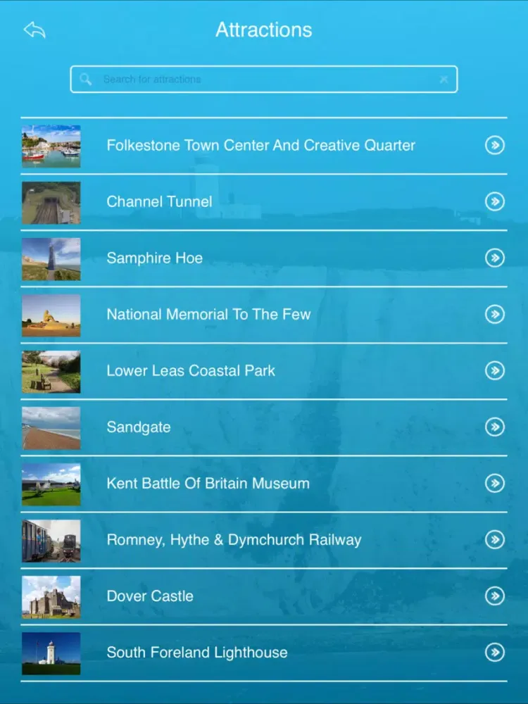 Zrzuty ekranu White Cliffs of Dover iPad 
